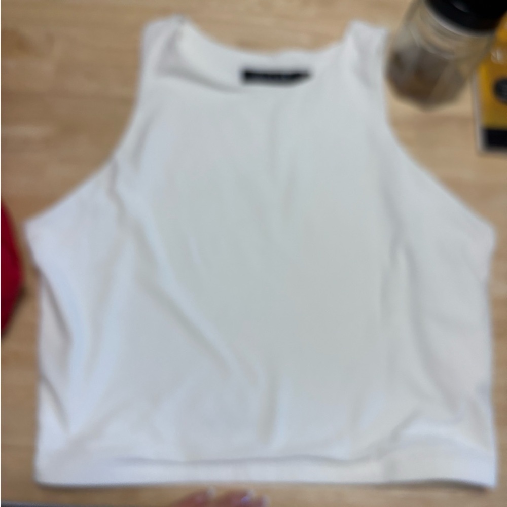 White Engaged AF Tank Top - Picture 2 of 5